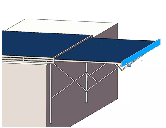 Awning-style Expandable Solar Energy Awning-style Expandable Solar Energy