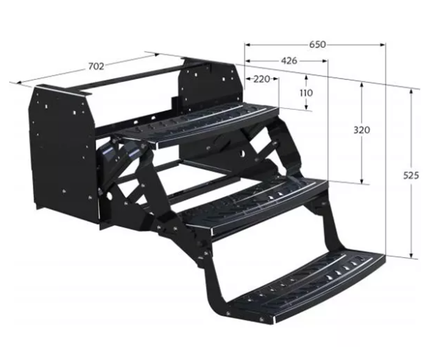 Manual Caravan Motorhome Folding Step Manual Caravan Motorhome Folding Step