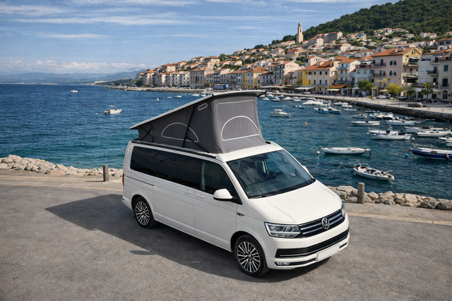 Volkswagen T6 Camper Van Pop-Up Roof System with Optional Interior Insulation