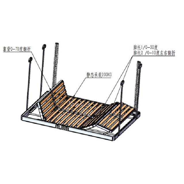 Head And Foot Adjustable Lift Bed 